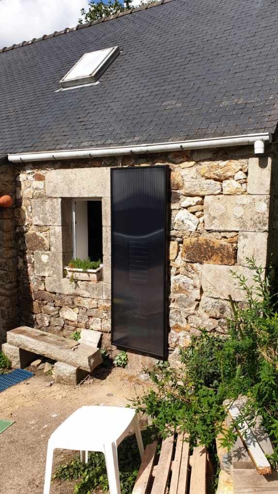 Ventilation solaire sur une maison près de Brest Ventilation solaire sur une maison près de Brest