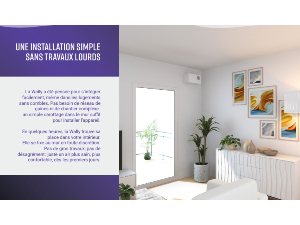 Ventilation par insufflation WALLY par VMI