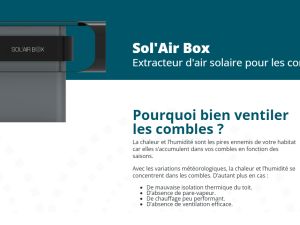 Extracteur d'air solaire